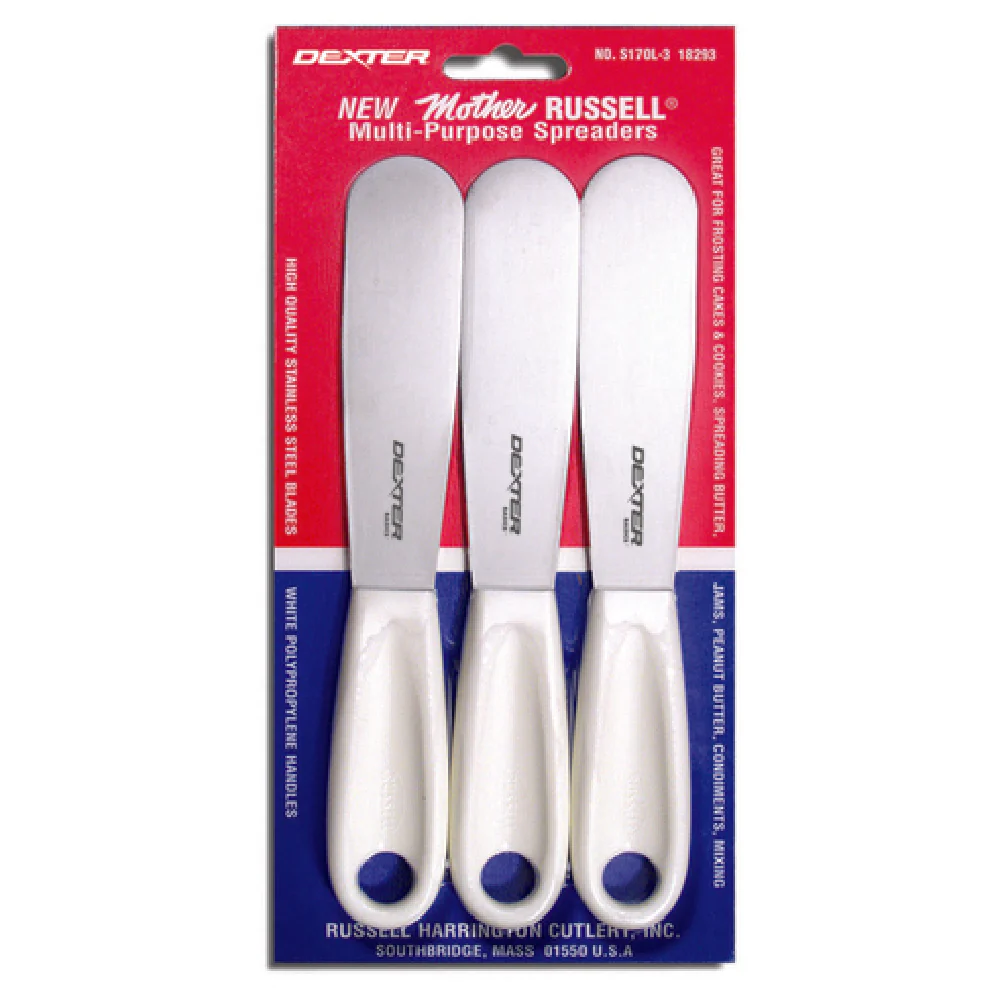 Dexter Russell S170L-3 8 Inch Sandwich Spreader Stainless Steel Blade Polypropylene Handle