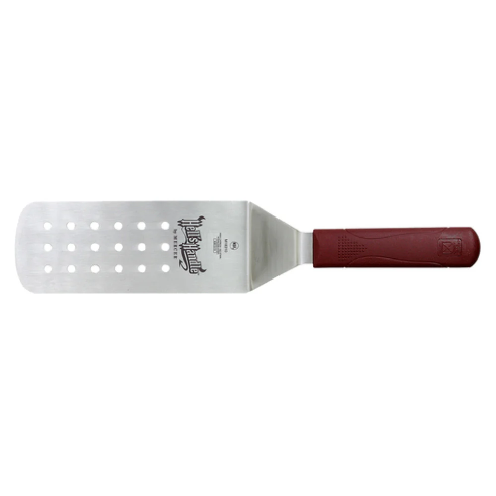 Mercer Culinary M18310 8 Inch Turner Perforated Stainless Steel with Heat Resistant Handle
