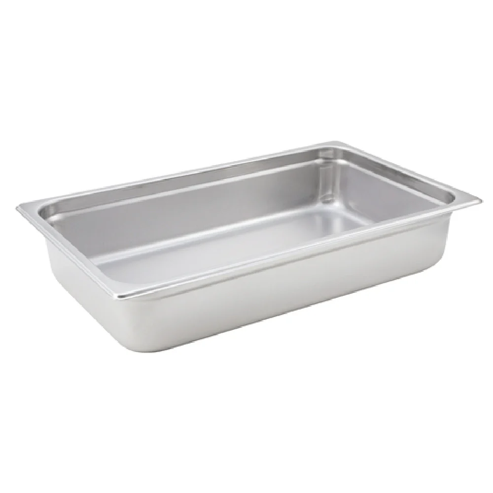 Winco SPJH-104 20-3/4 Inch Steam Table Pan Heavyweight Stainless Steel