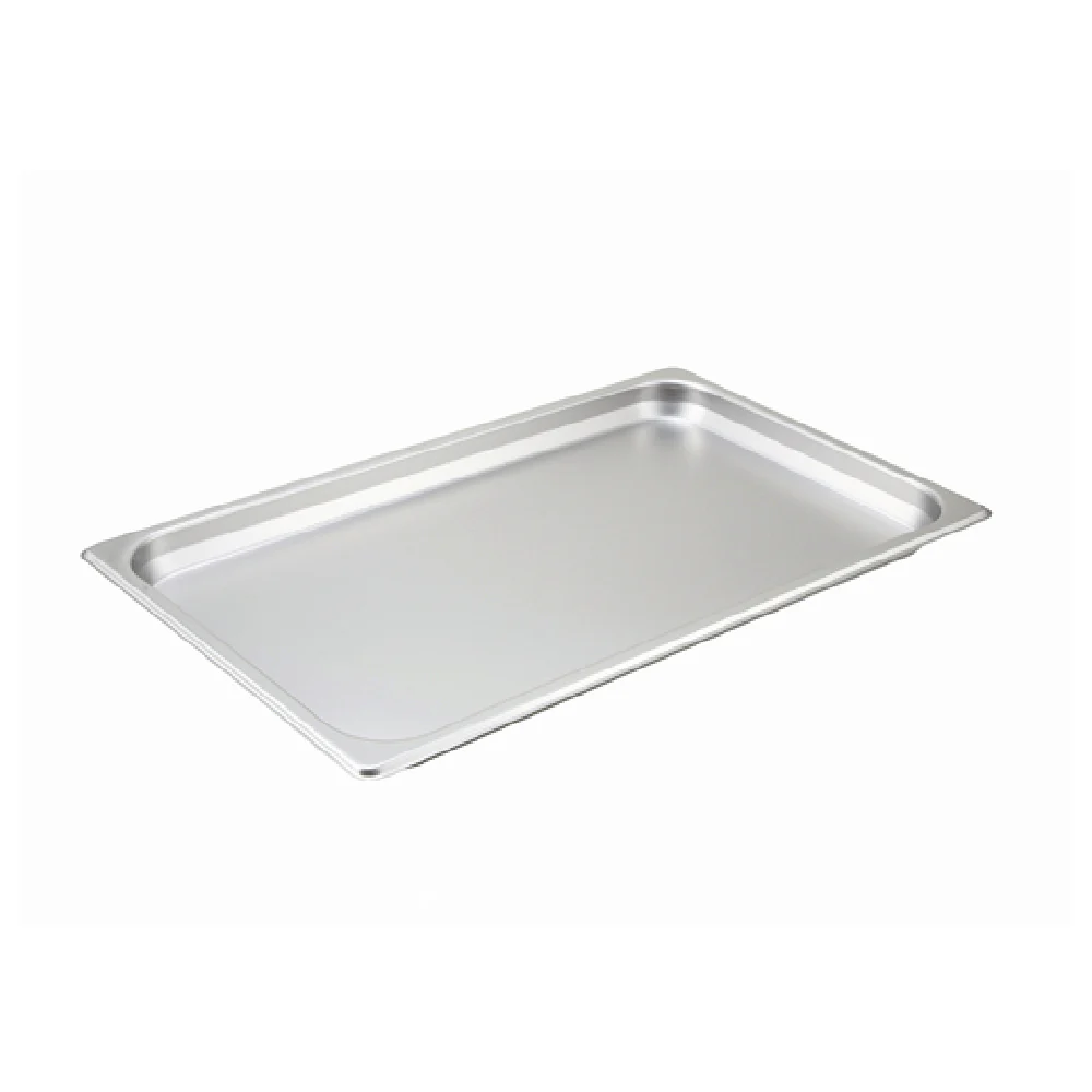 Winco SPF1 20 Inch Stainless Steel Steam Table Pan Full Size 25 Gauge