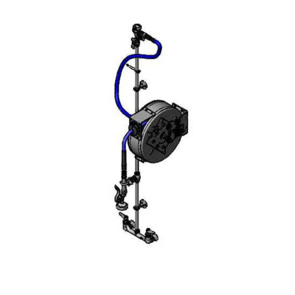 T&S Brass B-7122-C1MXS2CFH Hose Reel Assembly Enclosed 30' Stainless Steel Hose Reel T&S Brass B-7122-C1MXS2CFH Hose Reel Assembly Enclosed 30' Stainless Steel Hose Reel
