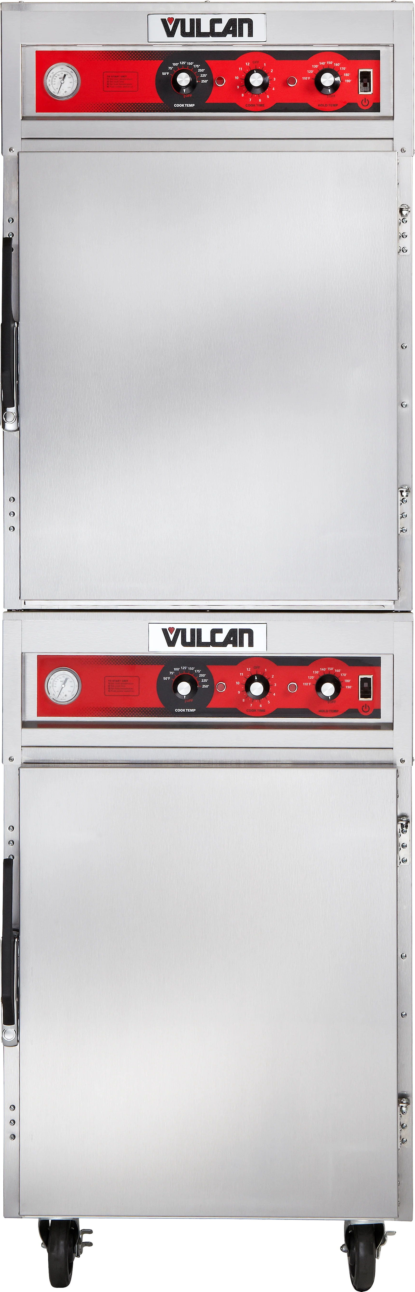 Vulcan VRH88_240/60/1 25 Inch Double-deck Cook Hold Cabinet Mobile Stainless Steel Vulcan VRH88_240/60/1 25 Inch Double-deck Cook Hold Cabinet Mobile Stainless Steel