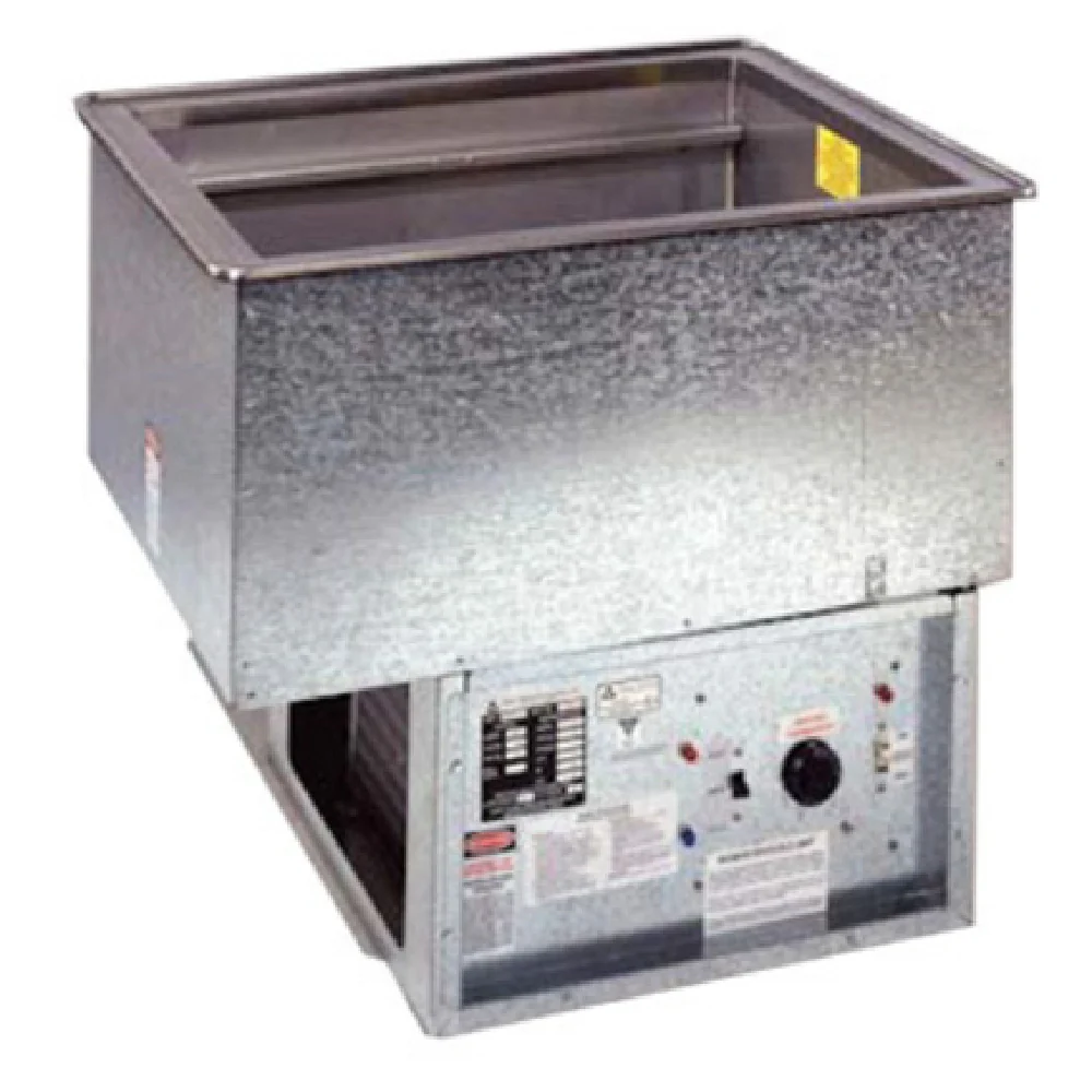 Atlas Metal RM-HP-X-2 31 Inch Hot/Cold Food Drop-In Unit 2-pan Stainless Steel with Recess