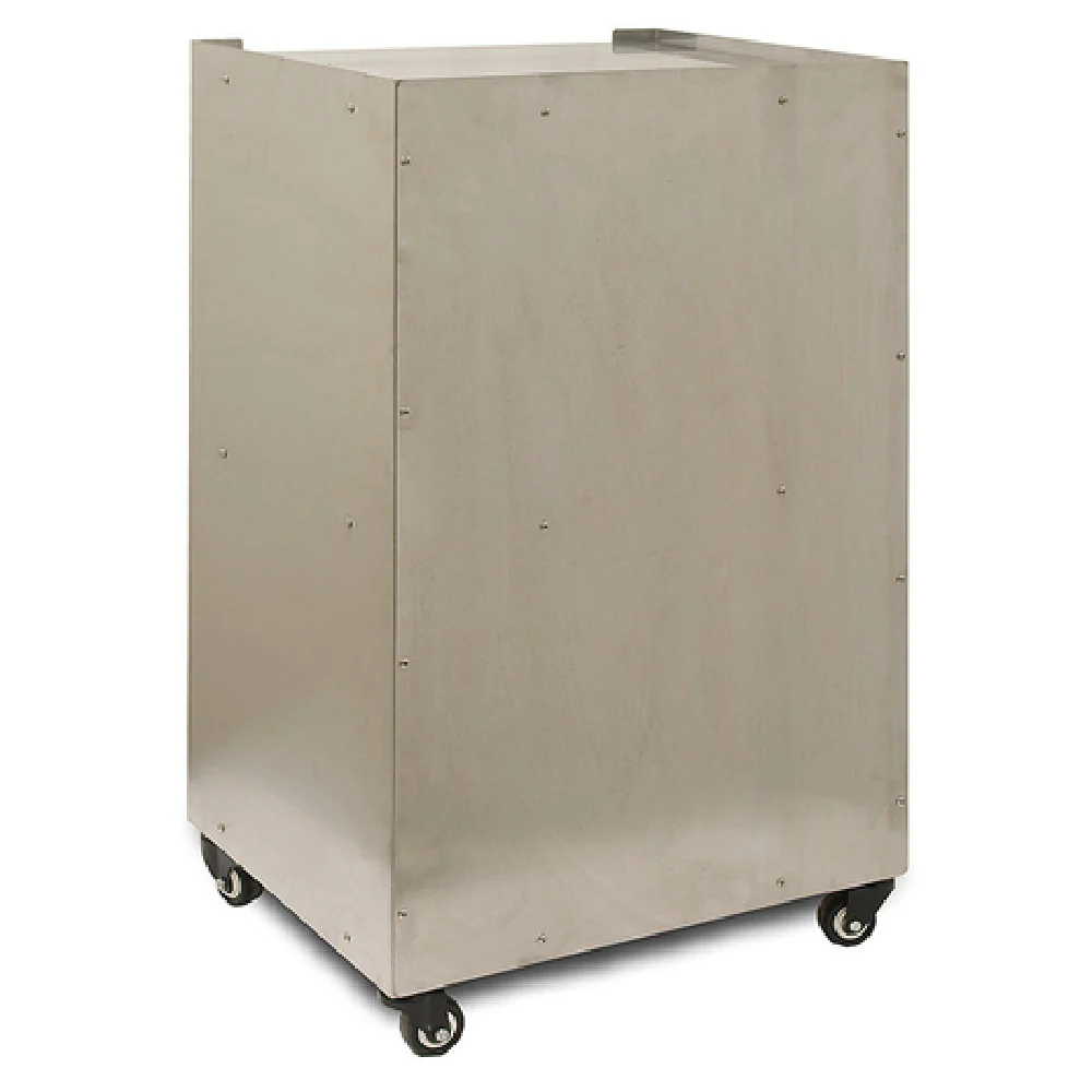 Winco 30147 24 Inch Benchmark Pedestal Base Casters Stainless Steel
