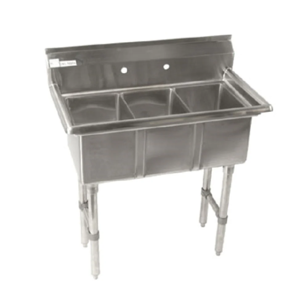 Klinger's Trading CON3 Convenience/Deli Sink Three Compartment 35
