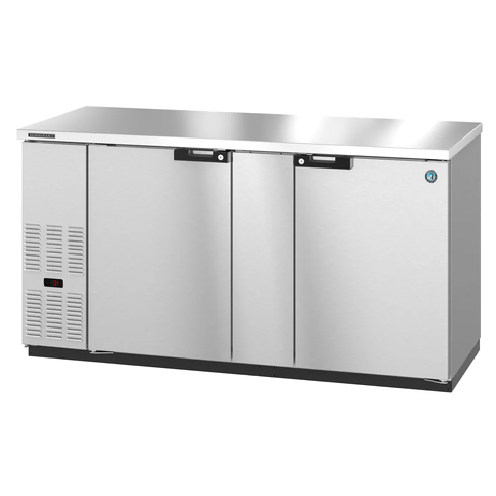 Hoshizaki BB69-S 69 Inch Refrigerated Back Bar Cooler 21.8 cu Inch Two-section and stainless steel Hoshizaki BB69-S 69 Inch Refrigerated Back Bar Cooler 21.8 cu Inch Two-section and stainless steel
