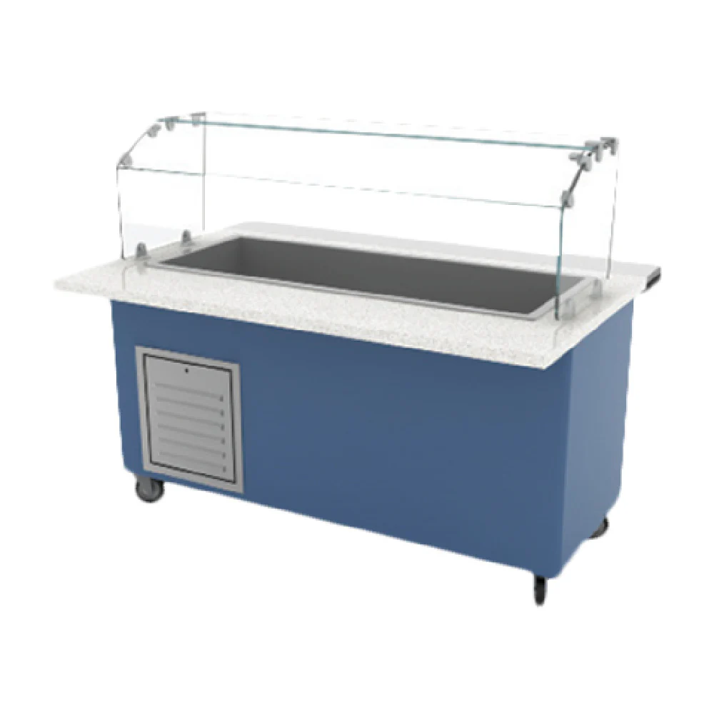 Low Temp Industries SPC-TA-20-06-96 96 Inch Stainless Steel Cold Serving Counter with 1 Cold Well Low Temp Industries SPC-TA-20-06-96 96 Inch Stainless Steel Cold Serving Counter with 1 Cold Well