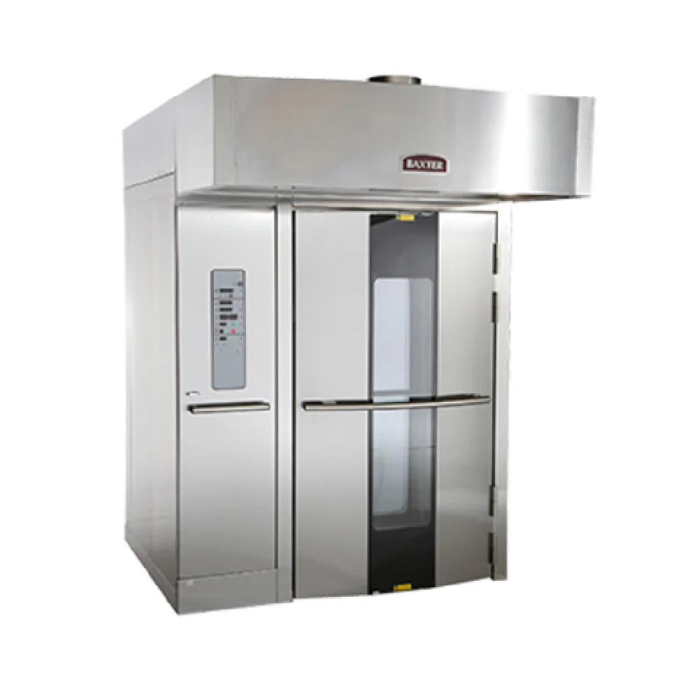Baxter Manufacturing OV500G2EE_NAT 72 Inch Gas Rotating Rack Oven with 275000 BTU Baxter Manufacturing OV500G2EE_NAT 72 Inch Gas Rotating Rack Oven with 275000 BTU