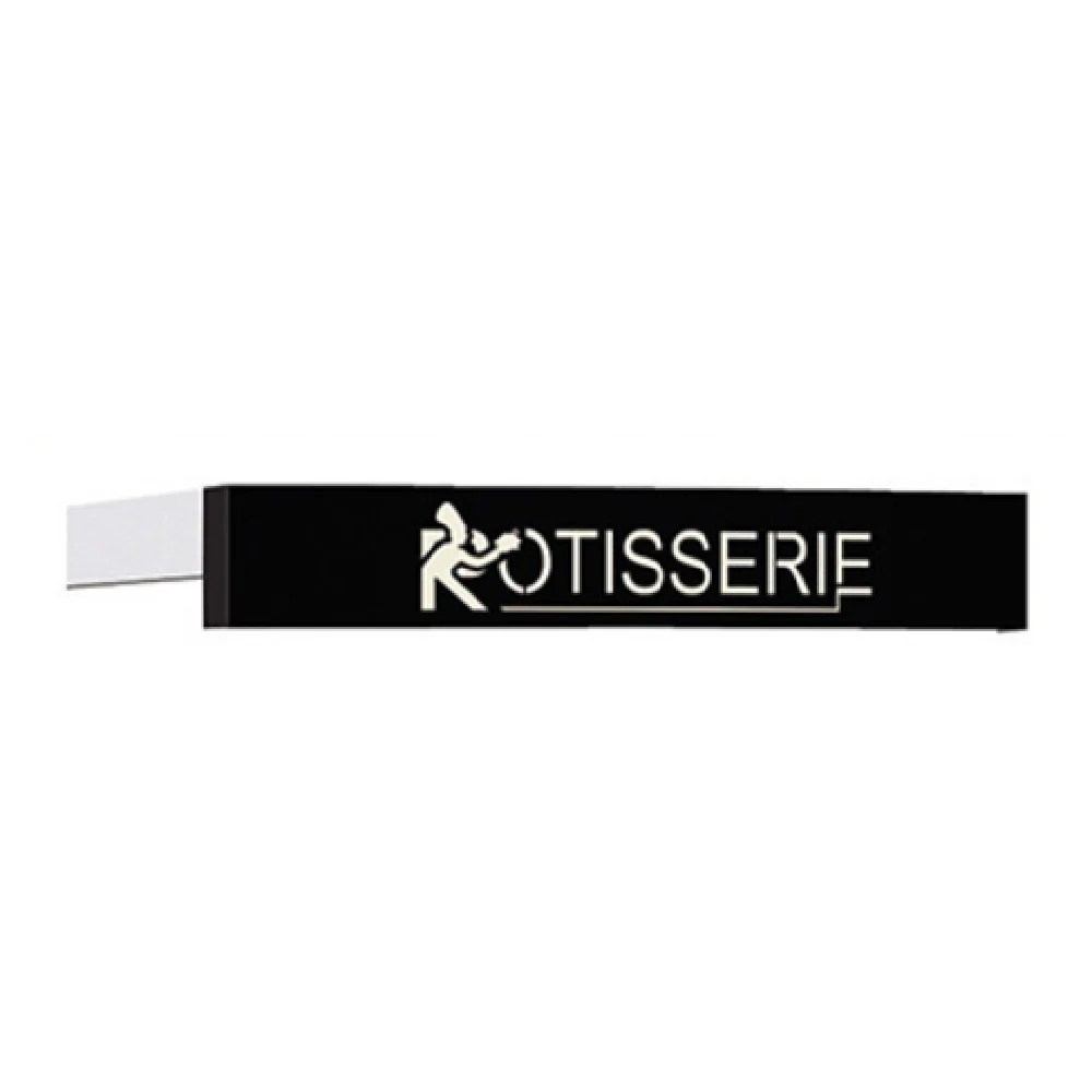 Rotisol 975BDE 40 Inch Roof with Illuminated Rotisserie Sign and Custom Lettering
