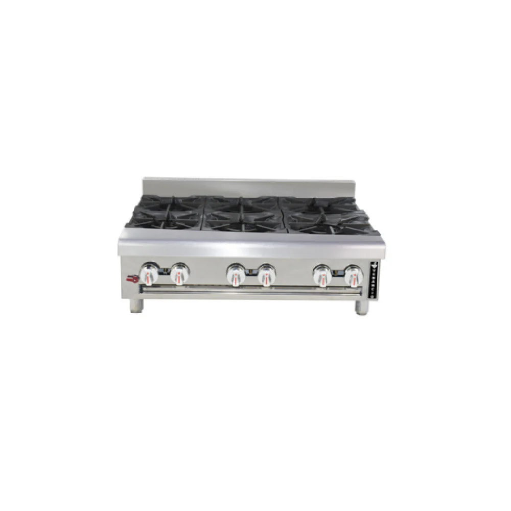 Venancio G36CT-36B_NAT 36 Inch Gas Hotplate Countertop with 6 Burners 108000 BTU Venancio G36CT-36B_NAT 36 Inch Gas Hotplate Countertop with 6 Burners 108000 BTU