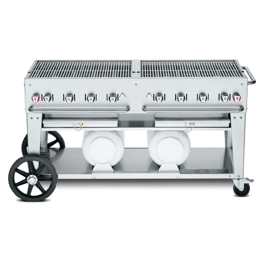 Crown Verity CV-CCB-60 69 Inch Stainless Steel Grill Gas 8 Burners 129000 BTU Crown Verity CV-CCB-60 69 Inch Stainless Steel Grill Gas 8 Burners 129000 BTU