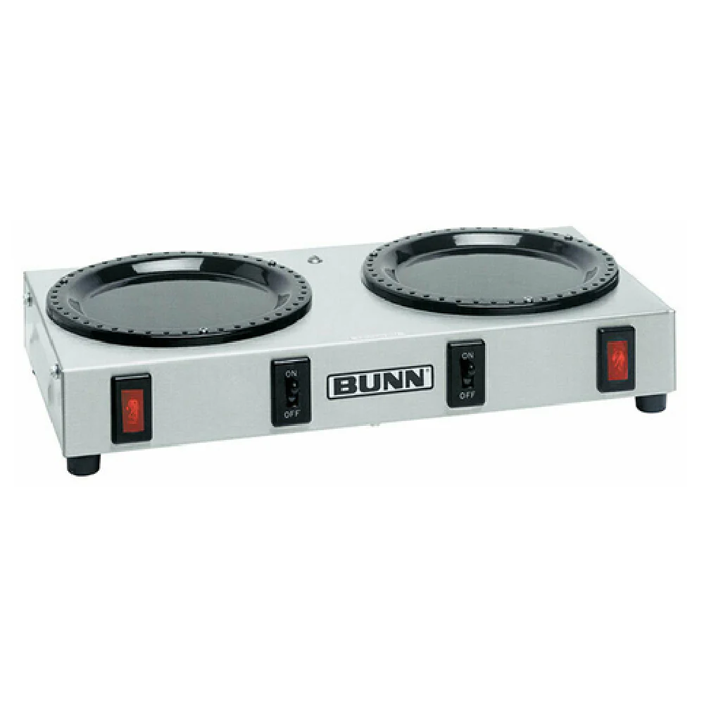 Bunn 06310.0004 14 Inch Coffee Warmer Electric Stainless Steel Dual 100W Warmers