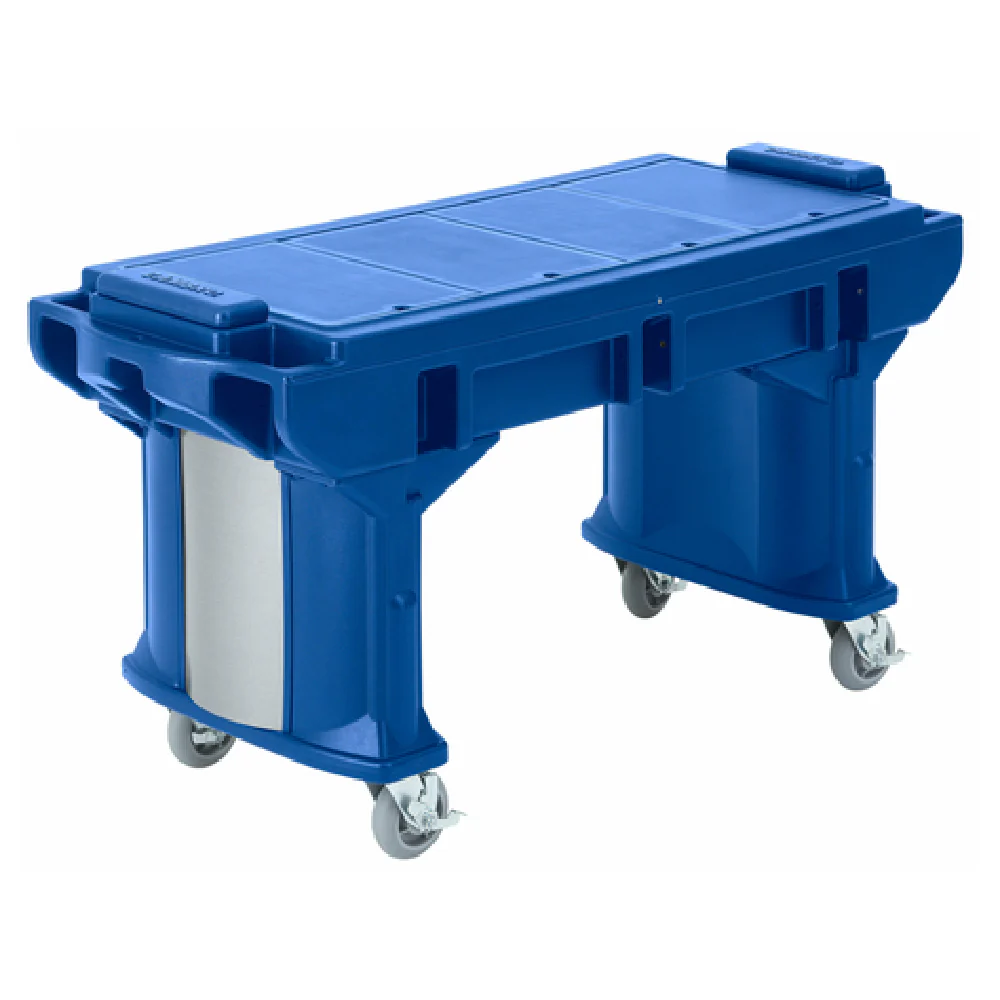 Cambro VBRTL5186 69 Inch Versa Food Bar Cold Food Mobile Polyethylene Blue