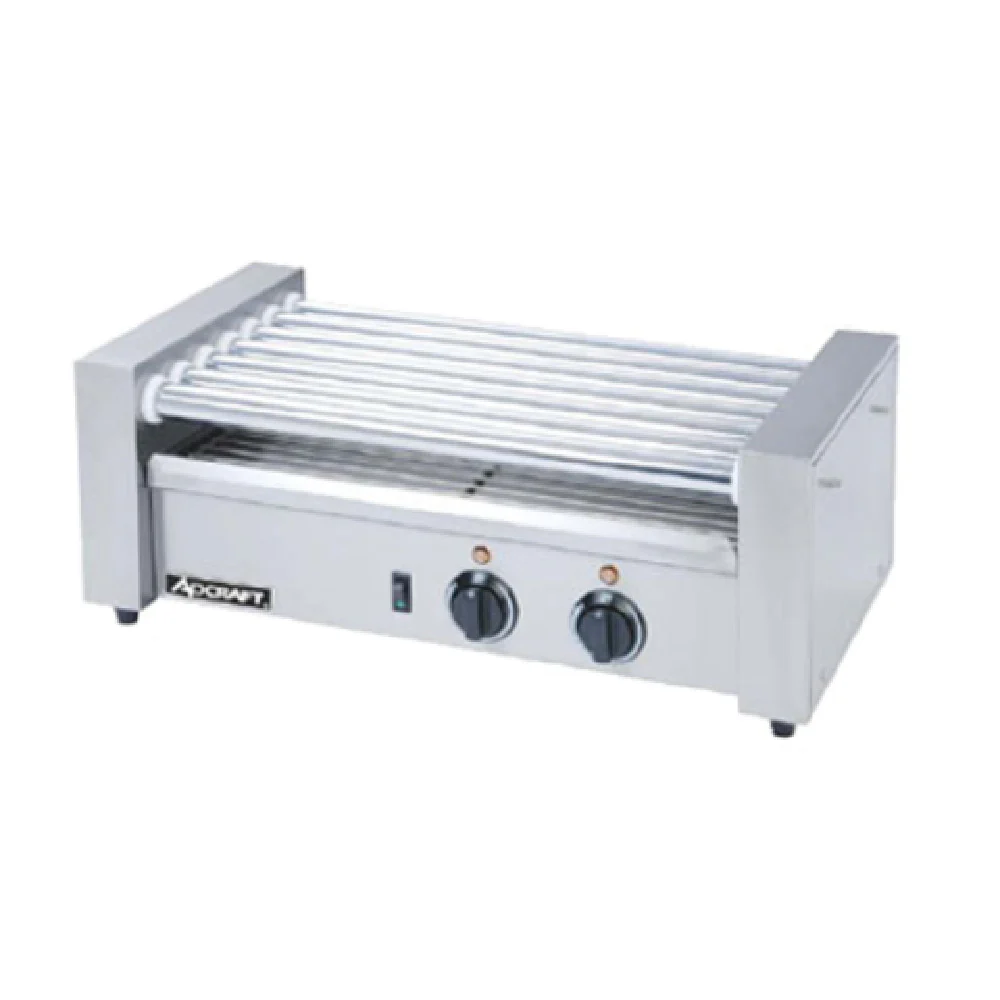 Admiral Craft RG-07 22-1/2 Inch Roller Hot Dog Grill Electric Stainless Steel with 7 Rollers Admiral Craft RG-07 22-1/2 Inch Roller Hot Dog Grill Electric Stainless Steel with 7 Rollers