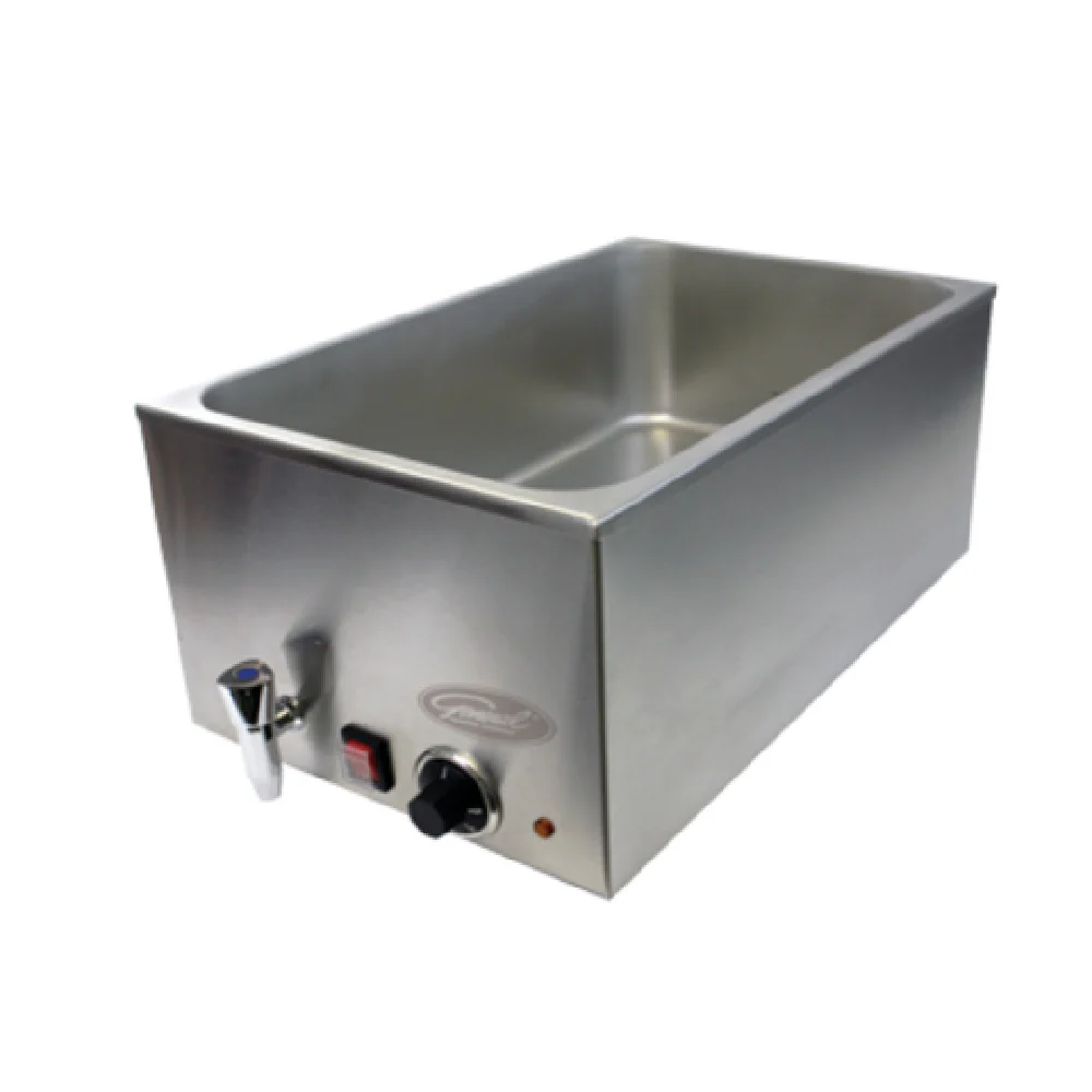 General GFW100D 13 Inch Food Warmer Electric with Drain Stainless Steel
