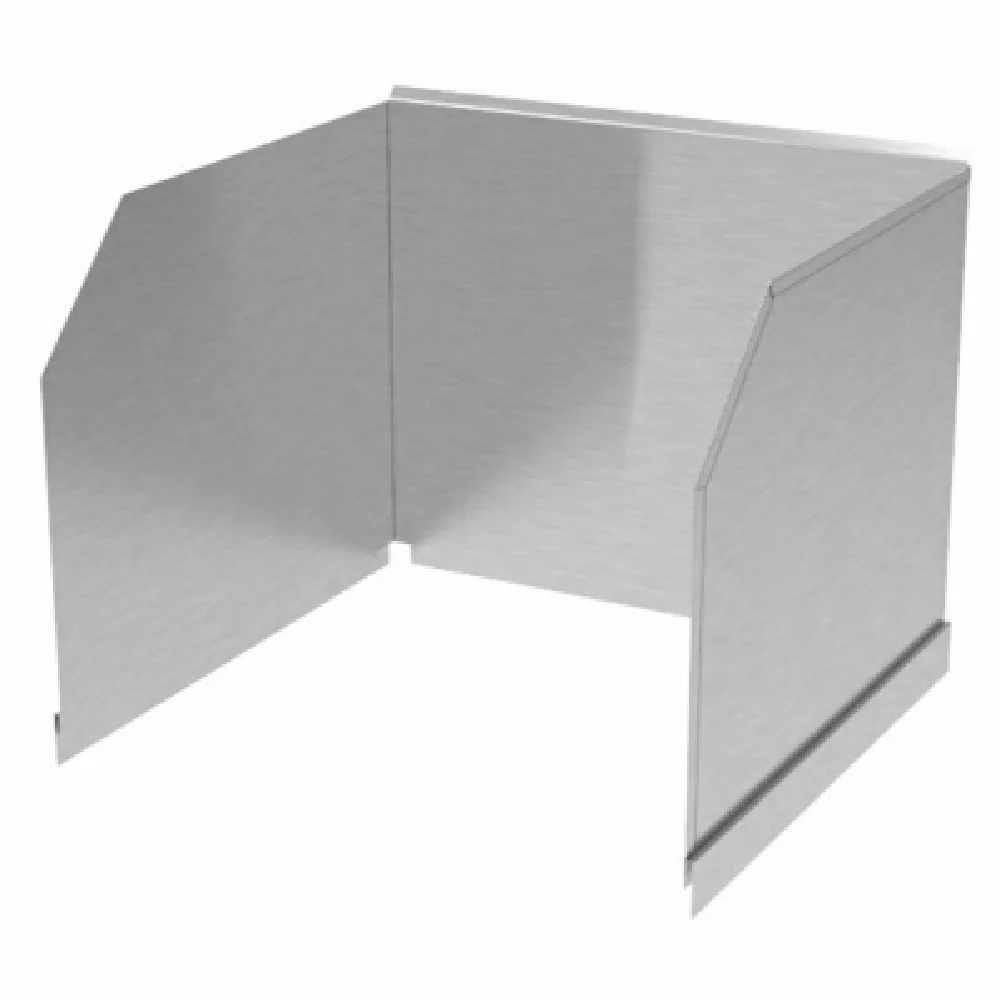 GSW USA SE2024FM-SP 19 Inch Splash Guard Detachable Convertible Rolled Edge Stainless Steel