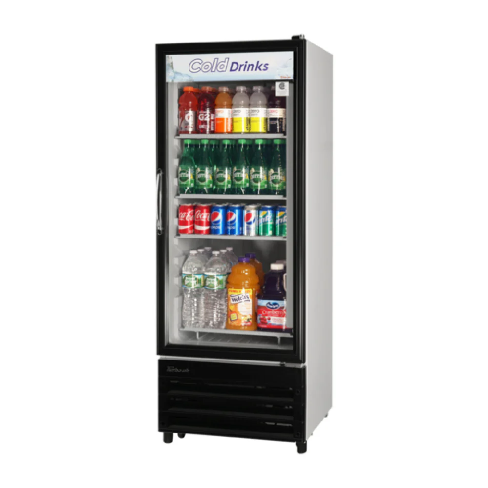 Turbo Air TGM-11RV-N6 23 Inch Refrigerated Merchandiser with Glass Door