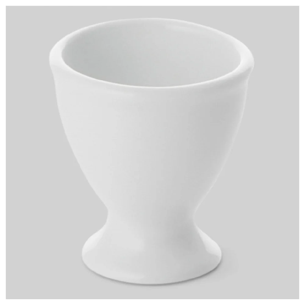 Bon Chef 7100090P White Egg Cup Alumina Vitrified Porcelain