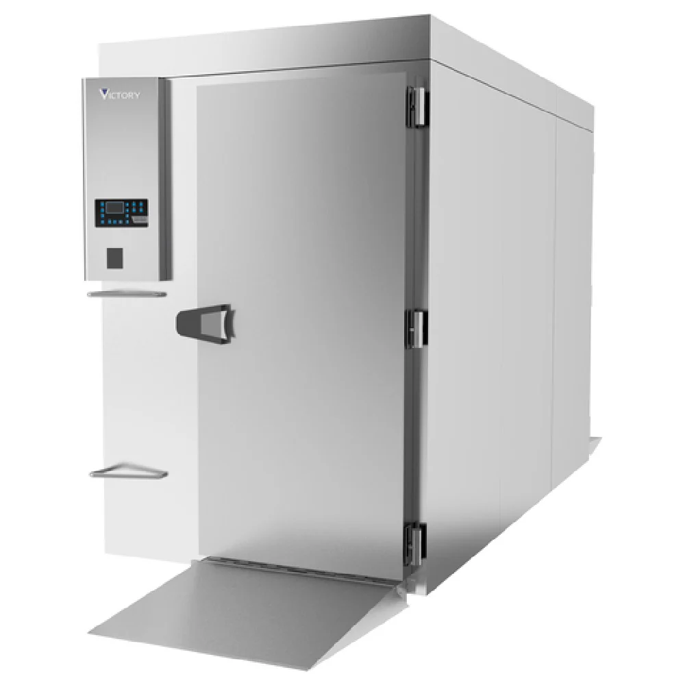 Victory VBCF120-1000P-2P 59 Inch Blast Chiller Shock Freezer Roll-Thru with Remote Refrigeration Victory VBCF120-1000P-2P 59 Inch Blast Chiller Shock Freezer Roll-Thru with Remote Refrigeration