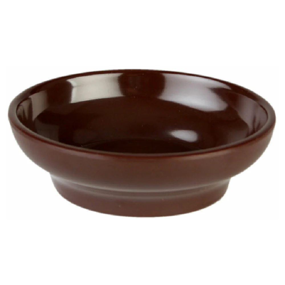 Thunder Group ML351C1 4-1/2 Oz Salsa Bowl Break-Resistant Melamine Brown Thunder Group ML351C1 4-1/2 Oz Salsa Bowl Break-Resistant Melamine Brown