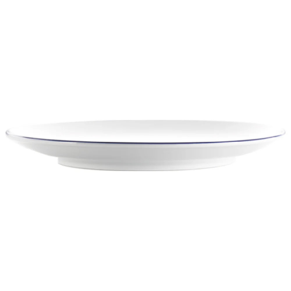 International Tableware TB-21-CB 12 Inch Round Plate Porcelain European White with Blue International Tableware TB-21-CB 12 Inch Round Plate Porcelain European White with Blue