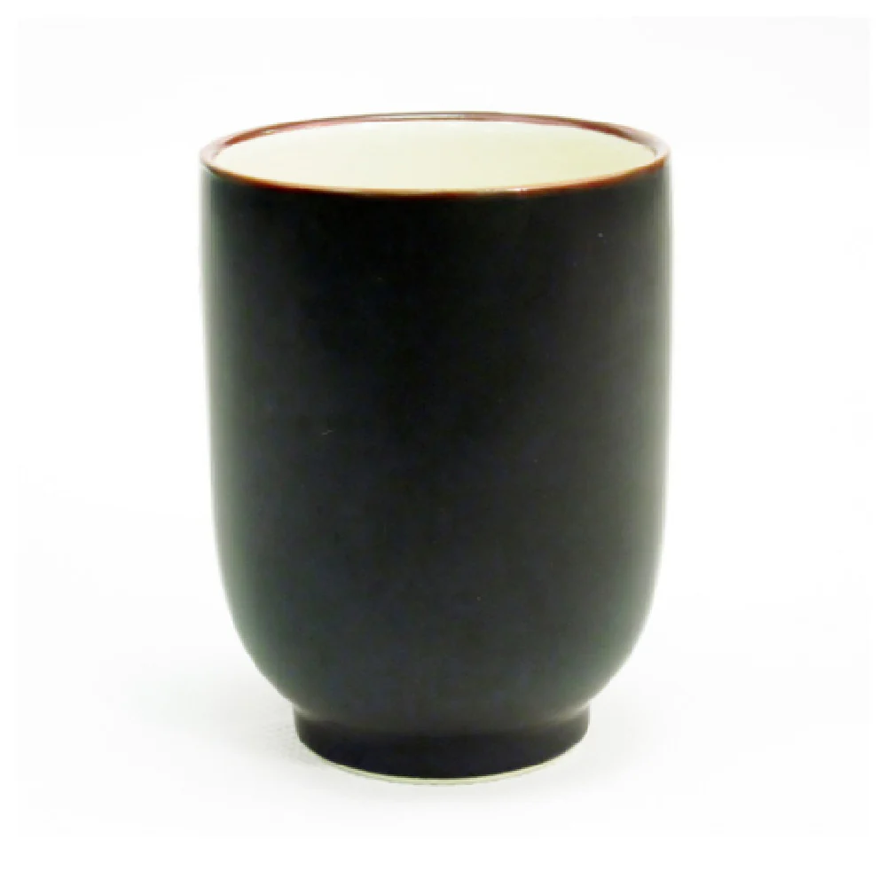 CAC China 666-1-W 8 Oz Japanese Style Drinkware Cup Dishwasher Safe Ceramic