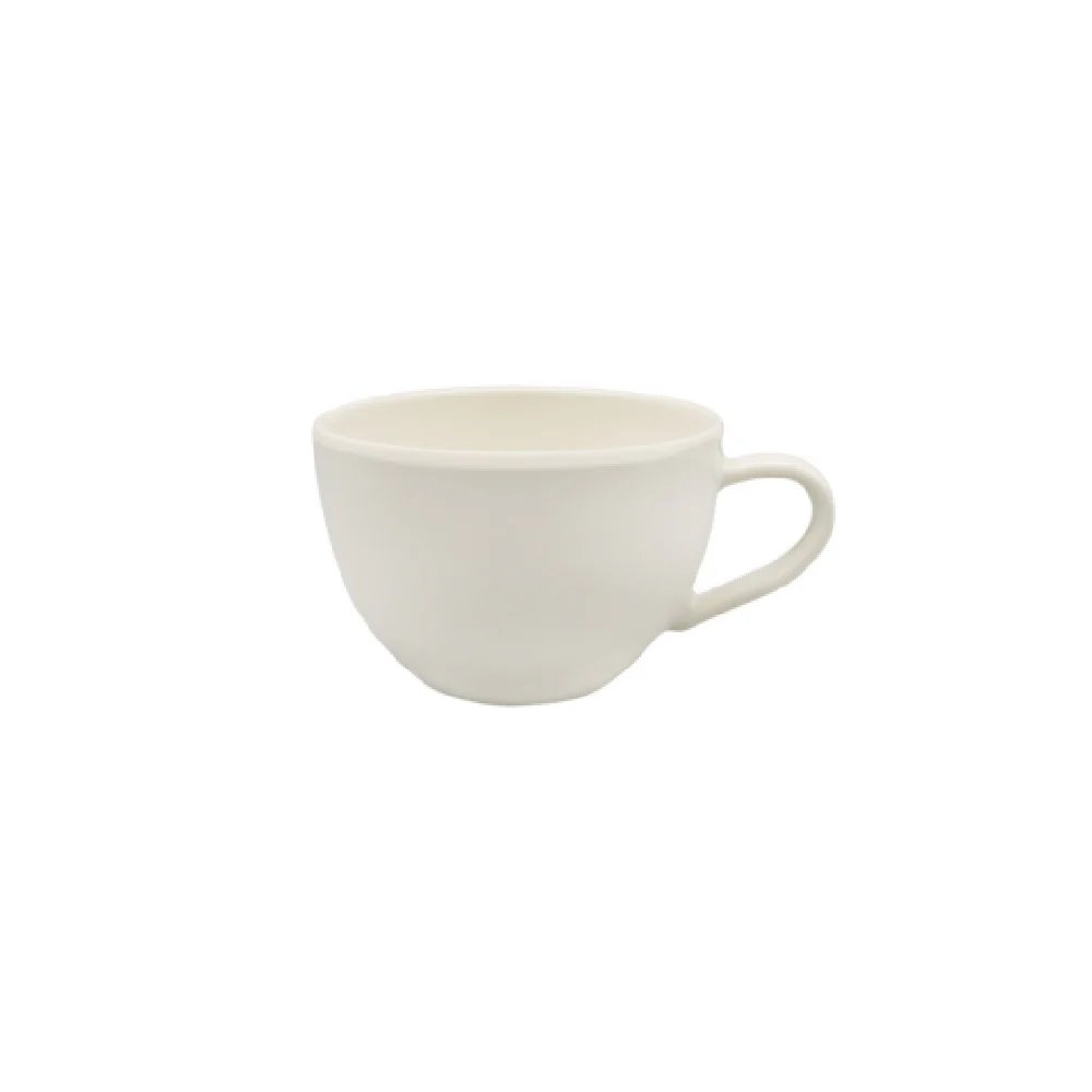CAC China MLDNR-1 7.5oz White Melamine Cup Durable and Stackable 48 Packs