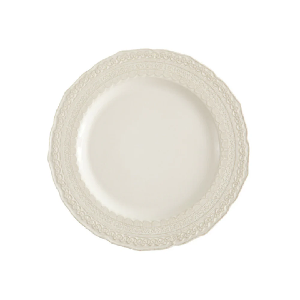 Fortessa RRP.SIENNA.15 10.75 Inch Sienna Lace Dinner Plate China