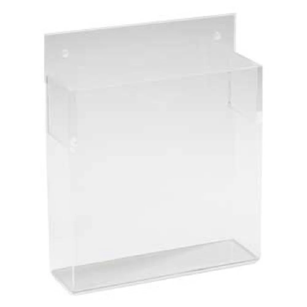 Cal Mil 291 9-1/4 Inch Wall Mount Menu Rack Clear Acrylic Display