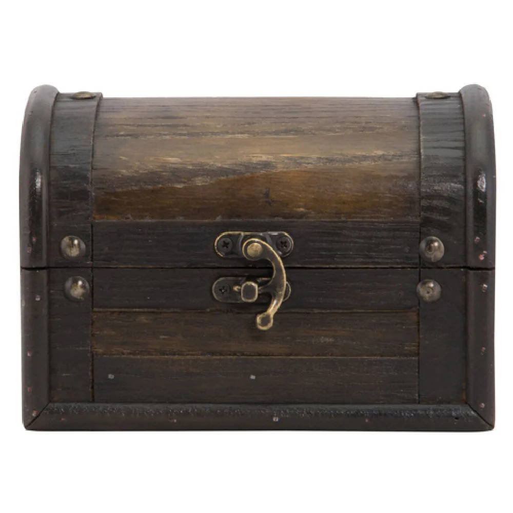 American Metalcraft MCBPBOXAN 6 Inch Bill Presenter Treasure Box Wood American Metalcraft MCBPBOXAN 6 Inch Bill Presenter Treasure Box Wood