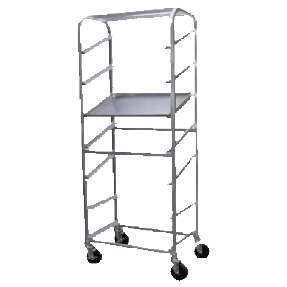 GSW USA AAR-0629S 29 Inch Slanted Open Sides Merchandising Display Rack Aluminum