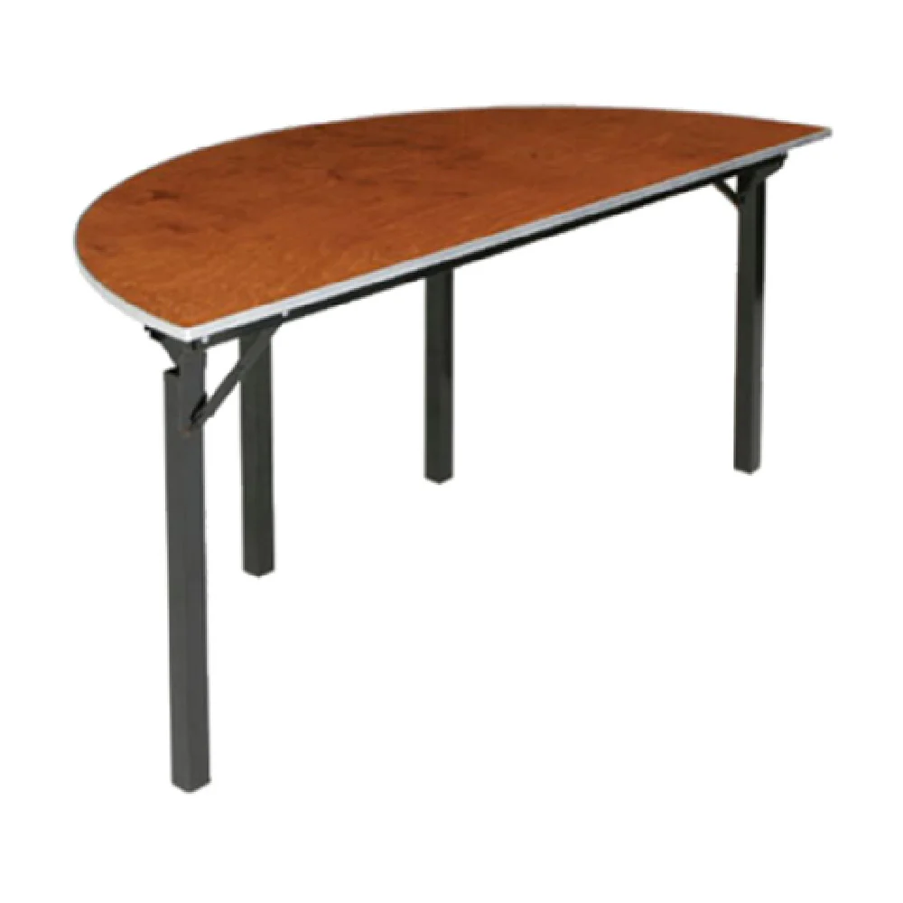 Forbes Industries 600-60SCA 60 Inch Half-Round Folding Table Plywood and Steel Forbes Industries 600-60SCA 60 Inch Half-Round Folding Table Plywood and Steel