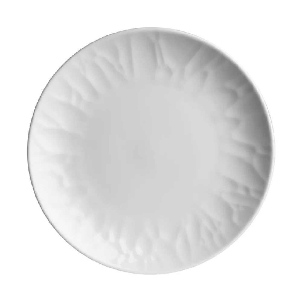 Steelite 61192ST7904 11 Inch Round Coupe Plate with Cool Blue-White Porcelain