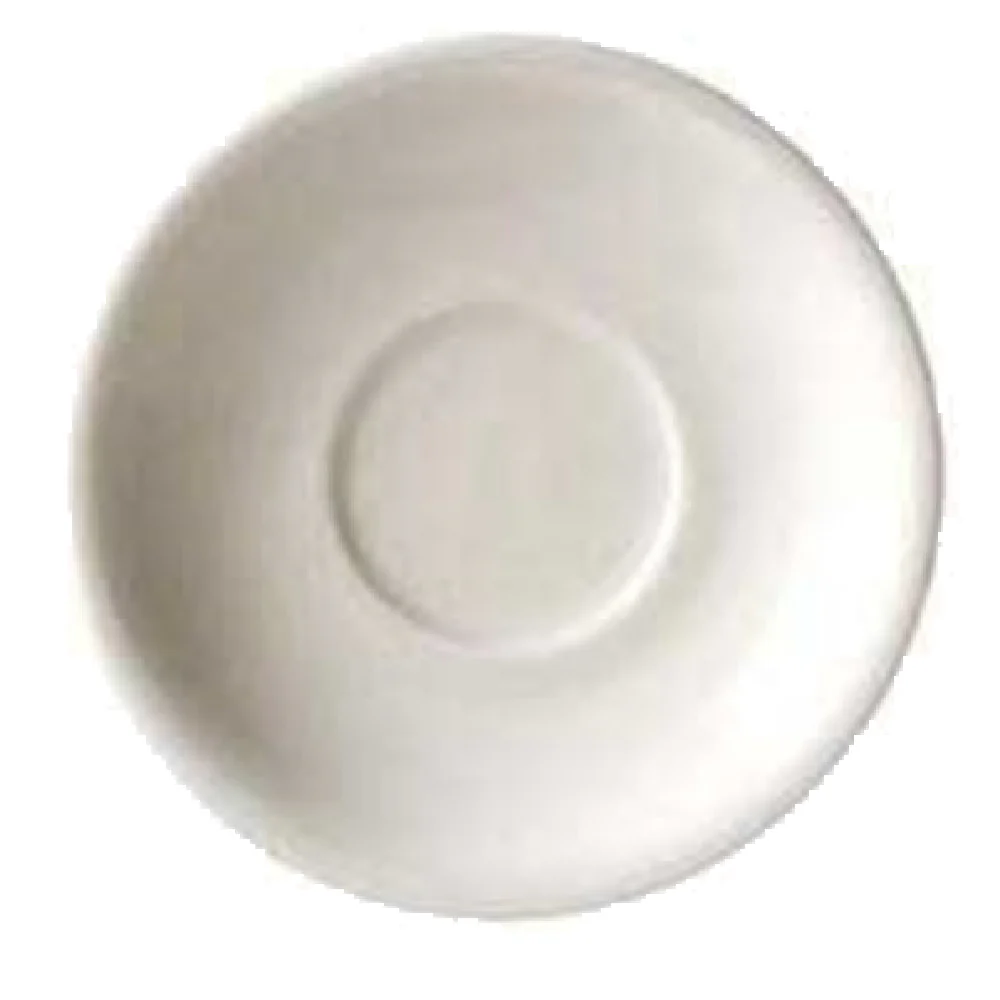 Vertex China VRE-36 4-3/4 Inch Diameter Round Saucer White - 3 Dozen Cases