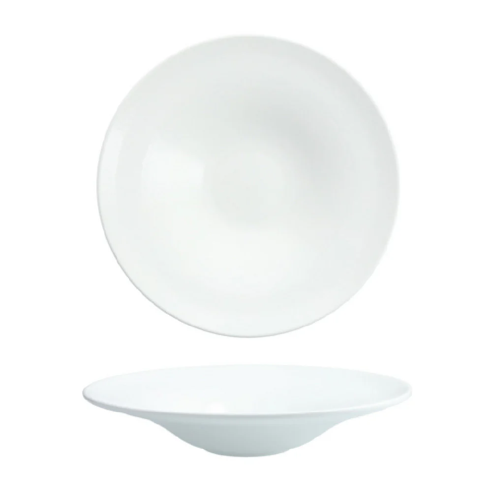 Fortessa HBW-ACQUA-592 12 Inch Acqua Vortex Pasta Bowl Bone China White 22 Oz Fortessa HBW-ACQUA-592 12 Inch Acqua Vortex Pasta Bowl Bone China White 22 Oz