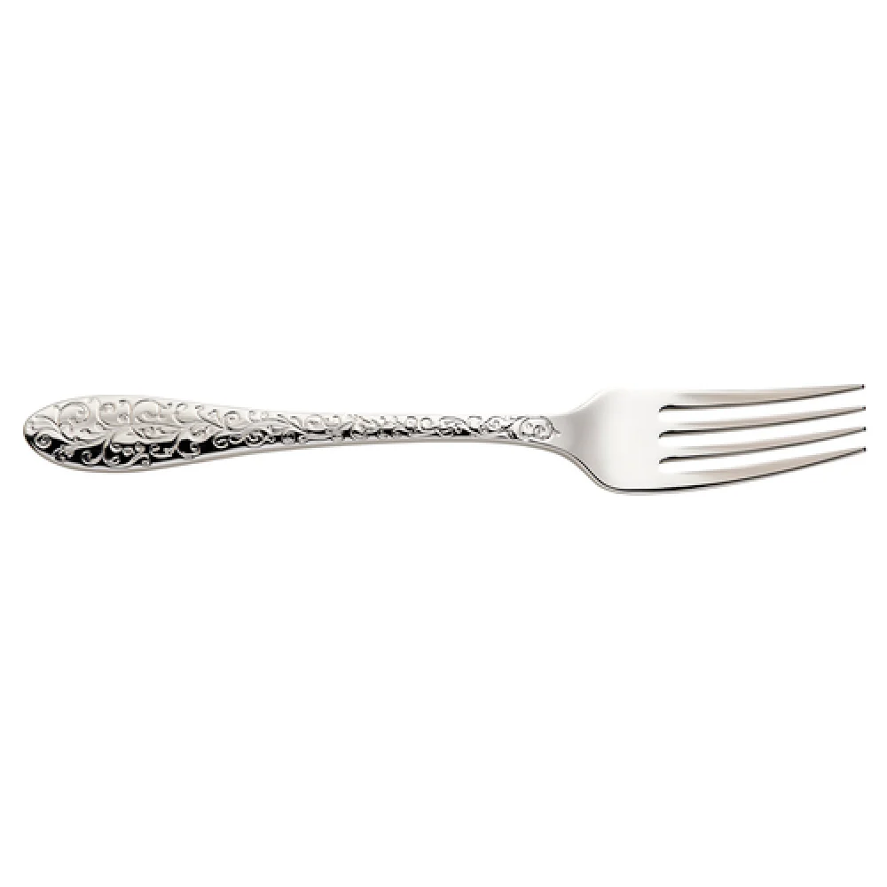 1880 Hospitality T638FDIF 8-1/3 Inch European Table Fork Paisley Pattern 18/10 Stainless Steel High Polished Finish 1880 Hospitality T638FDIF 8-1/3 Inch European Table Fork Paisley Pattern 18/10 Stainless Steel High Polished Finish