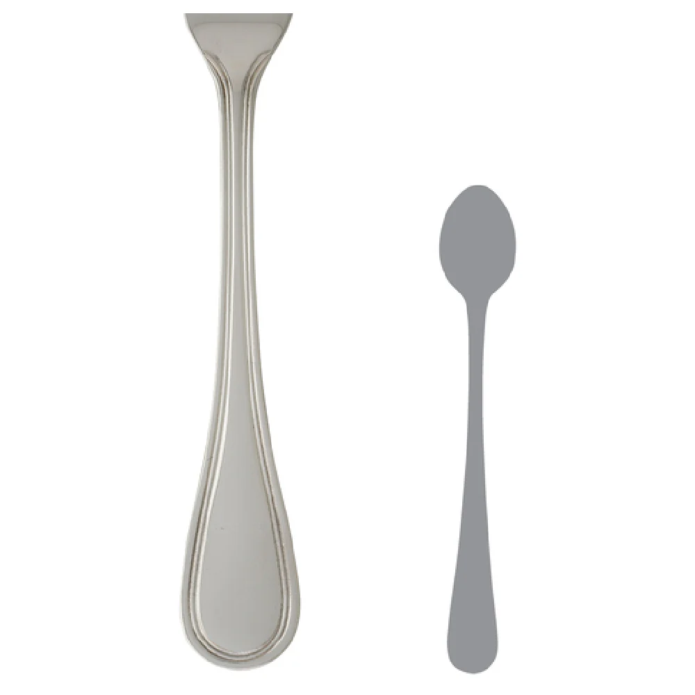 Steelite 5302S006 7-1/4 Inch Iced Teaspoon with Contour Design Stainless Steel