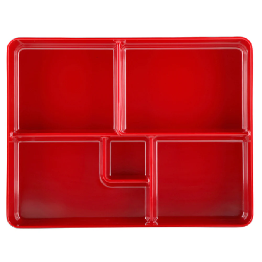 GET Enterprises JW11852T-BR 10 Inch Two-tone Bento Sushi Box with Stain and Scratch Resistance
