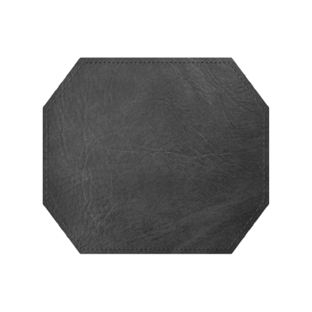 Risch TABLEMATOCT-HAR 15 Inch Harley Antibacterial Faux-leather Table Mat - Octagon Risch TABLEMATOCT-HAR 15 Inch Harley Antibacterial Faux-leather Table Mat - Octagon