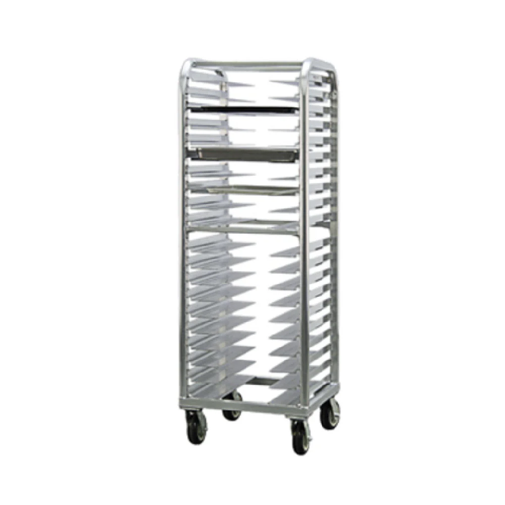 New Age Industrial 4642 25 Inch Bun Pan Rack Heavy Duty Aluminum with Swivel Casters New Age Industrial 4642 25 Inch Bun Pan Rack Heavy Duty Aluminum with Swivel Casters