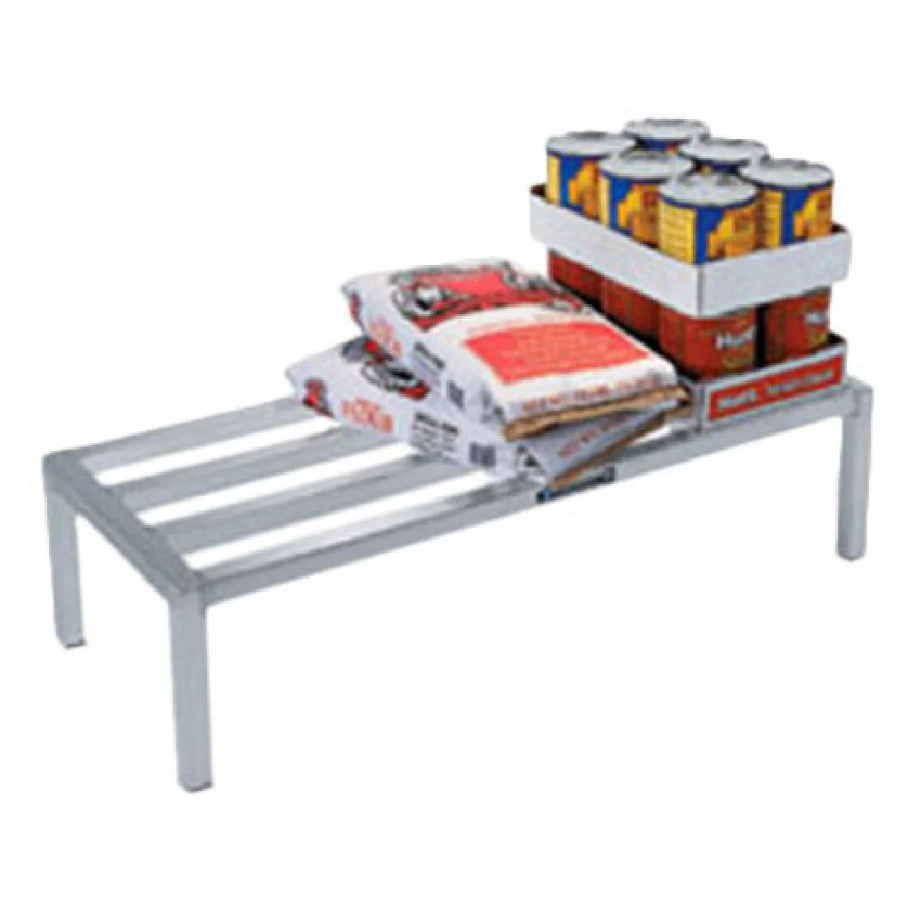 Lakeside 9082 60 Inch Dunnage Rack Aluminum with 4 Lateral Bars Lakeside 9082 60 Inch Dunnage Rack Aluminum with 4 Lateral Bars
