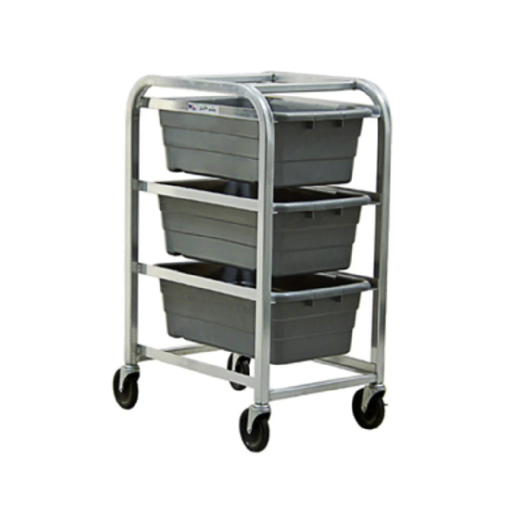 New Age Industrial 97205 19-3/4 Inch Lug Dolly Aluminum Open Frame with Casters