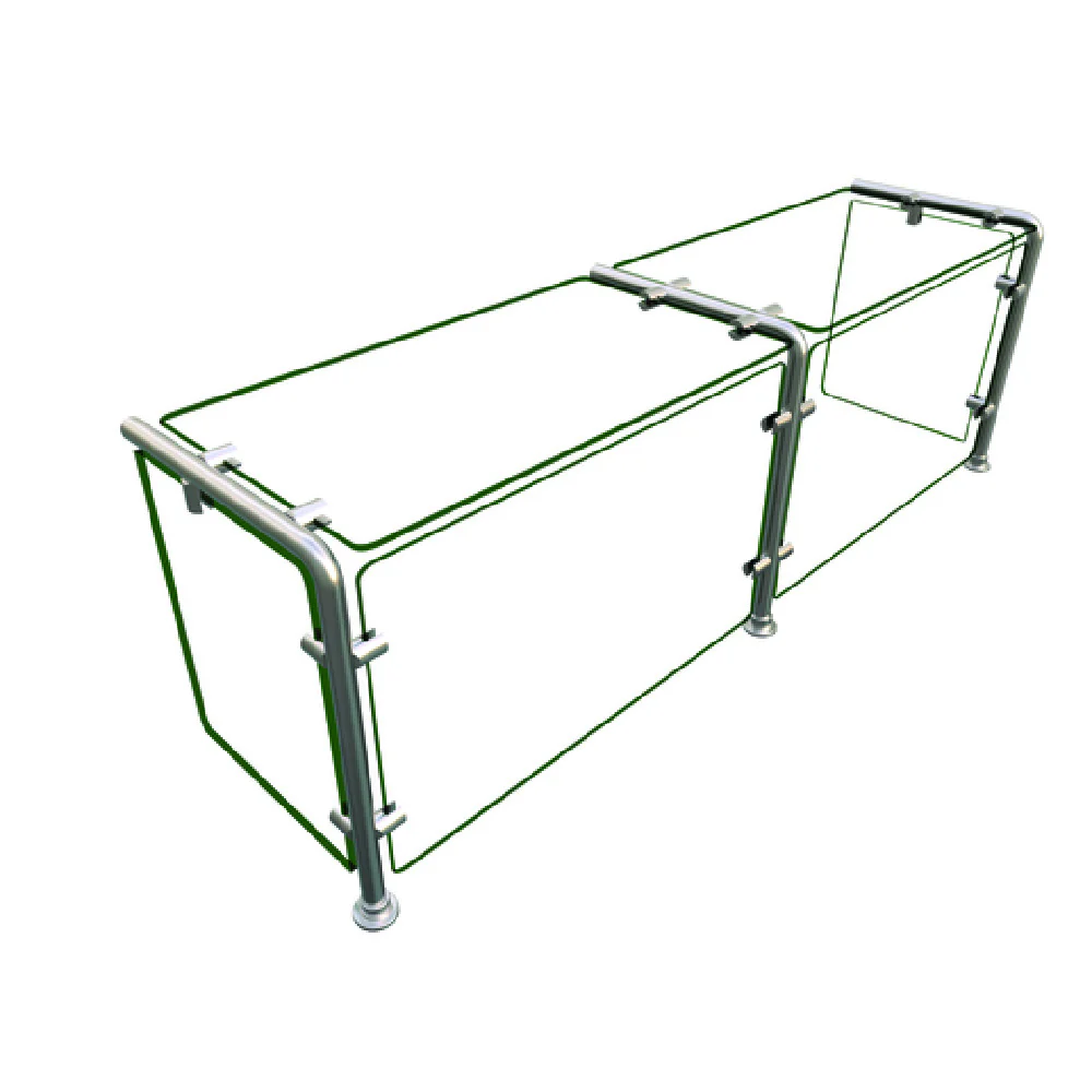 Hatco EP11-04812 48 Inch Flav-R-Shield Food Shield Full Service Stainless Steel
