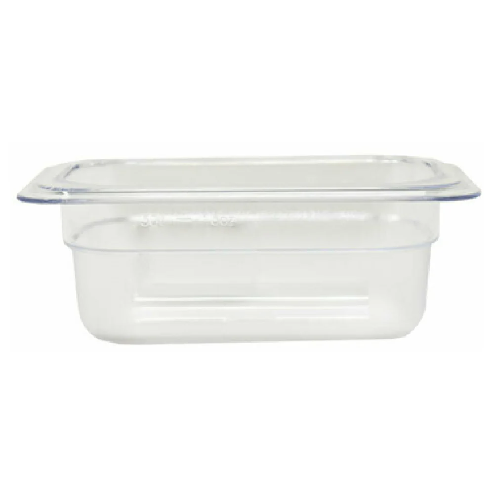 Omcan 80043 6-15/16 Inch Clear Polycarbonate Food Pan NSF
