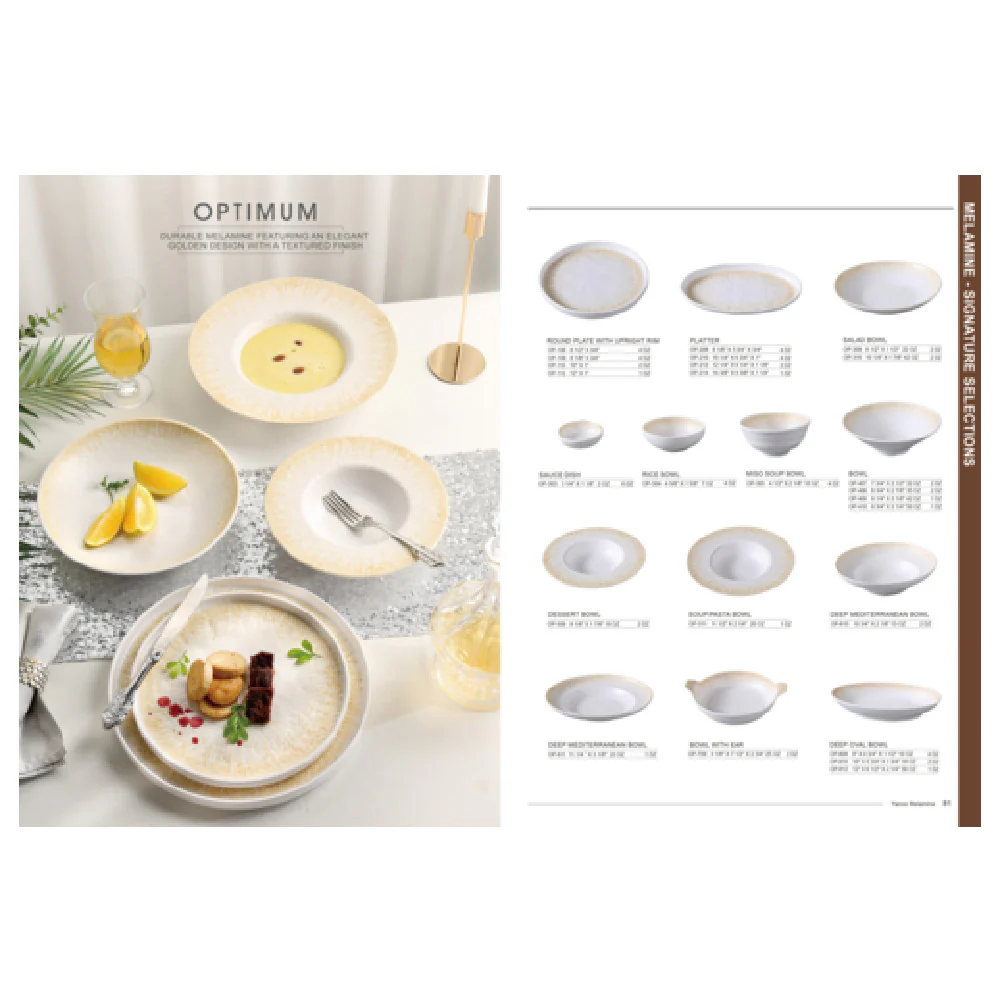 Yanco OP-408 35 Oz Break-Resistant Matte Bowl Melamine Two Tone 8 3/4 Inch Yanco OP-408 35 Oz Break-Resistant Matte Bowl Melamine Two Tone 8 3/4 Inch