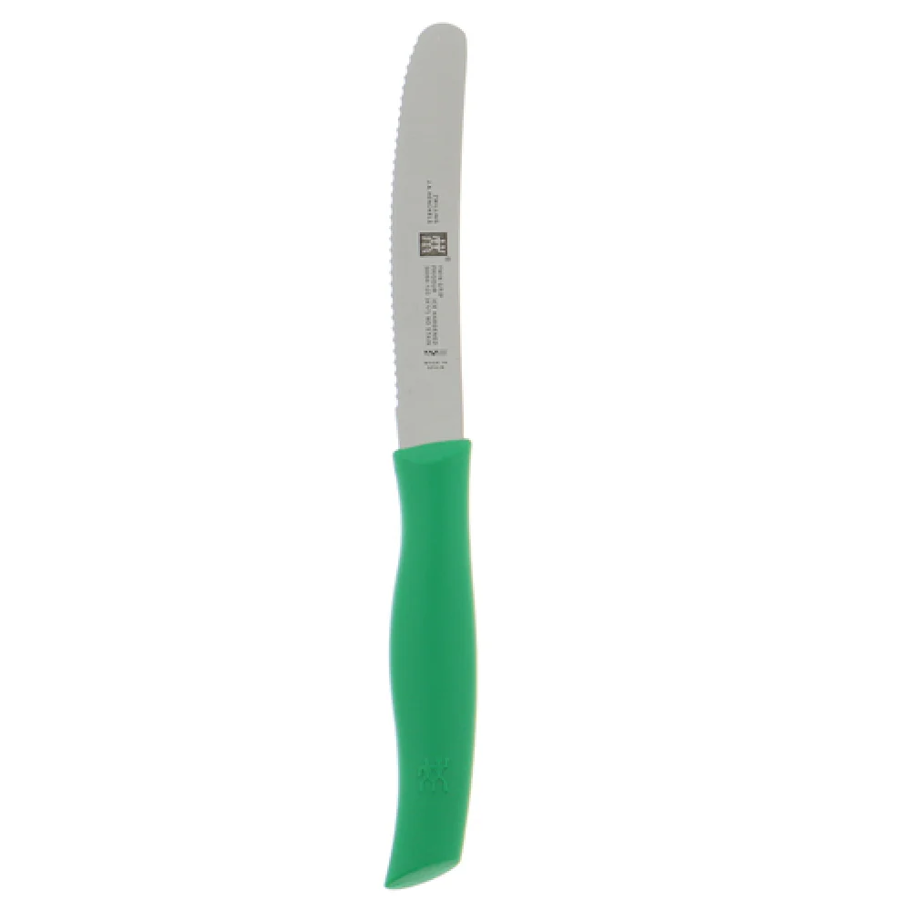 Zwilling 38094-121 4-1/2 Inch Blade Green Polypropylene Handle Utility Knife