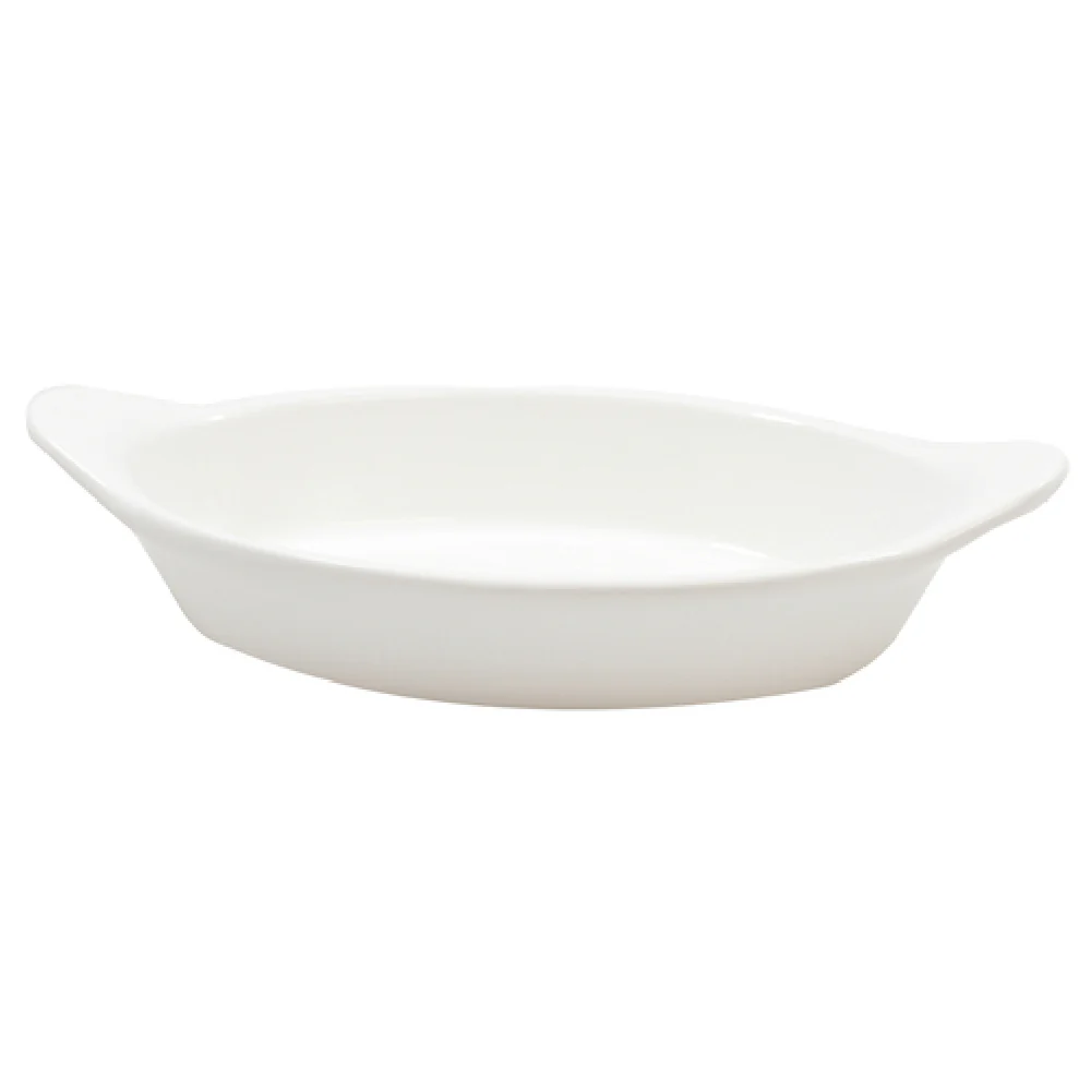 Tablecraft CW1730MM 24 Oz. Oval Cold Holding Serving Dish with Shell Handles Mint Aluminum Tablecraft CW1730MM 24 Oz. Oval Cold Holding Serving Dish with Shell Handles Mint Aluminum