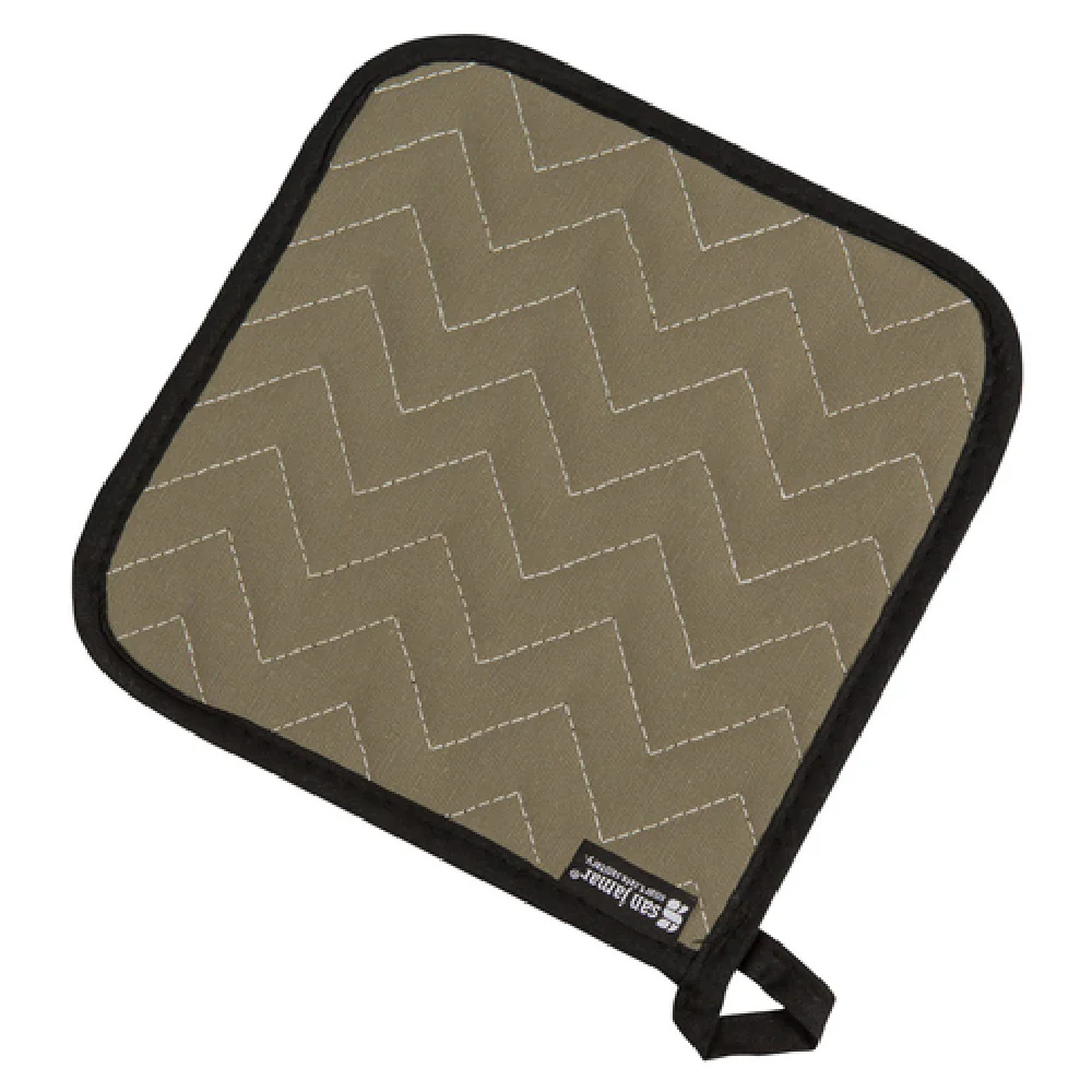Carlisle 802TF 8 Inch Square Pot Holder Protects to 500F Tan with Fire Retardant Fabric and Quilted Terry Cloth Carlisle 802TF 8 Inch Square Pot Holder Protects to 500F Tan with Fire Retardant Fabric and Quilted Terry Cloth