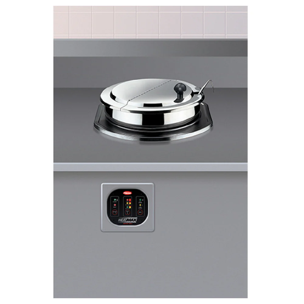 Hatco RHW-1B-120-QS 14 Quart Electric Round Food Warmer Built-in Stainless Steel