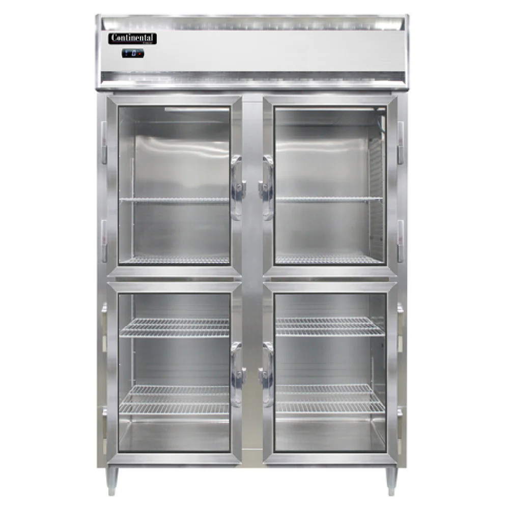 Continental Refrigerator D2FNGDHD 52 Inch Designer Line Freezer Reach-in 2 Section with Hi-Low Alarm Continental Refrigerator D2FNGDHD 52 Inch Designer Line Freezer Reach-in 2 Section with Hi-Low Alarm